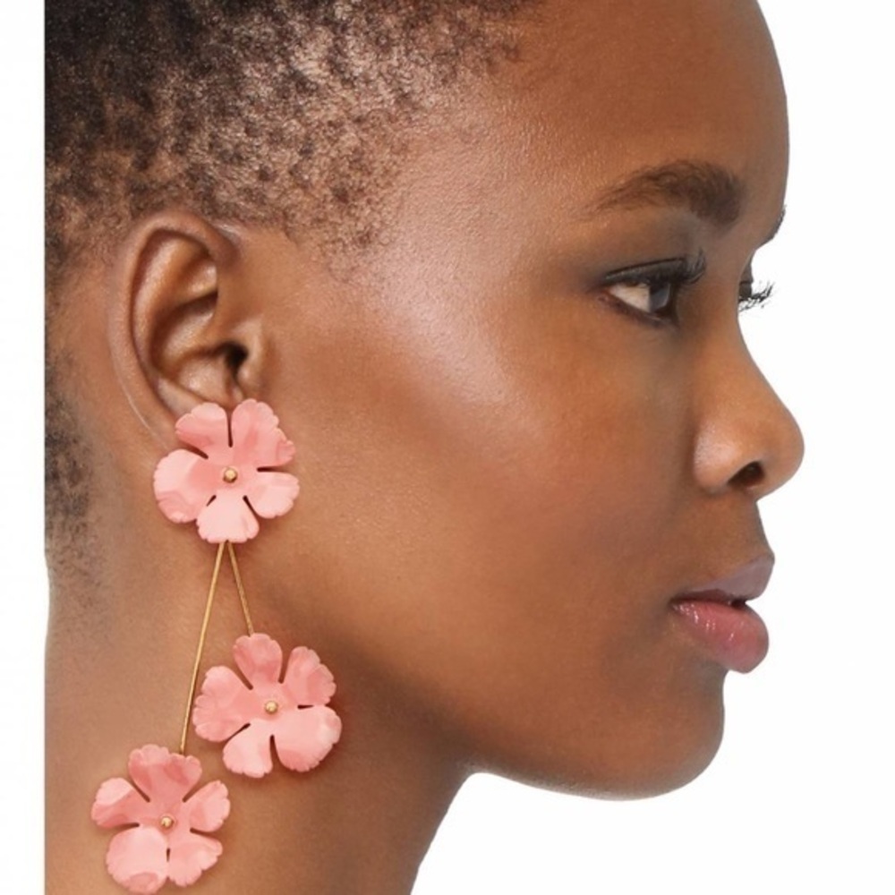 NWOT Anthropologie Jennifer Behr Peony Earrings